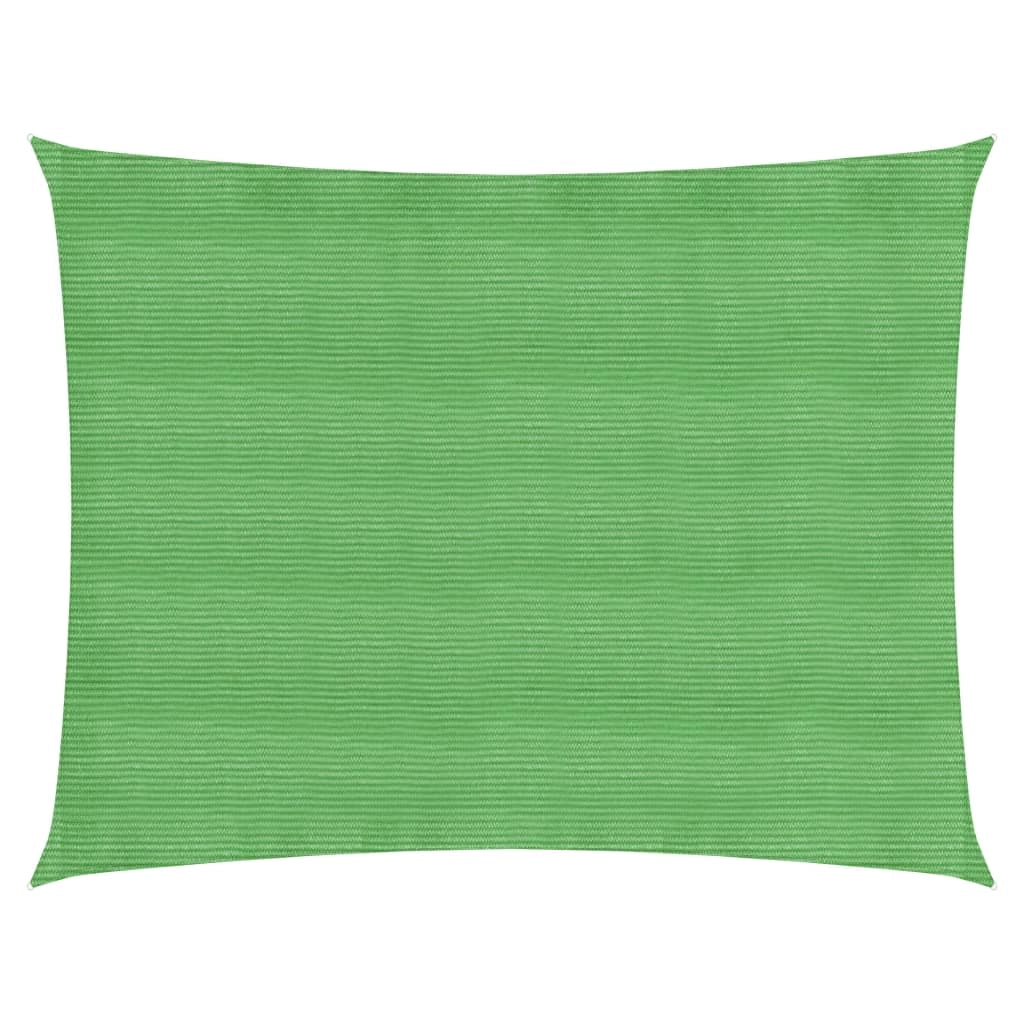Vela ombreggiante/ombrellone 160 g/m² HDPE 3,5 x 4,5 m verde chiaro 02_0009372