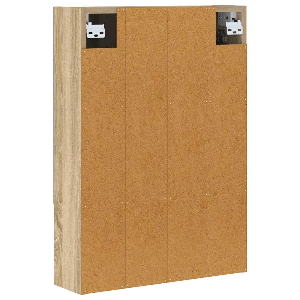 Mobiletto per specchio da bagno Rovere Sonoma 50 x 14,5 x 70 cm