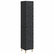 Set di armadi 2 pcs Nero Legno ingegnerizzato