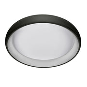 Plafoniera LED rotonda nera 32W 4000K Alessia Italux