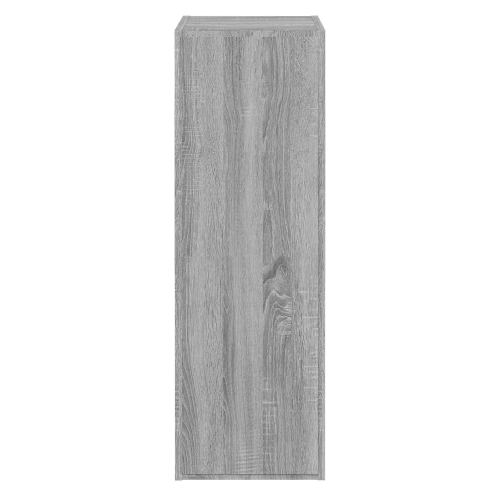 Mobile TV multimediale mensola TV credenza TV sala da pranzo soggiorno camera da letto Sonoma 30,5 x 30 x 90 cm legno ingegnerizzato grigio 02_0029184