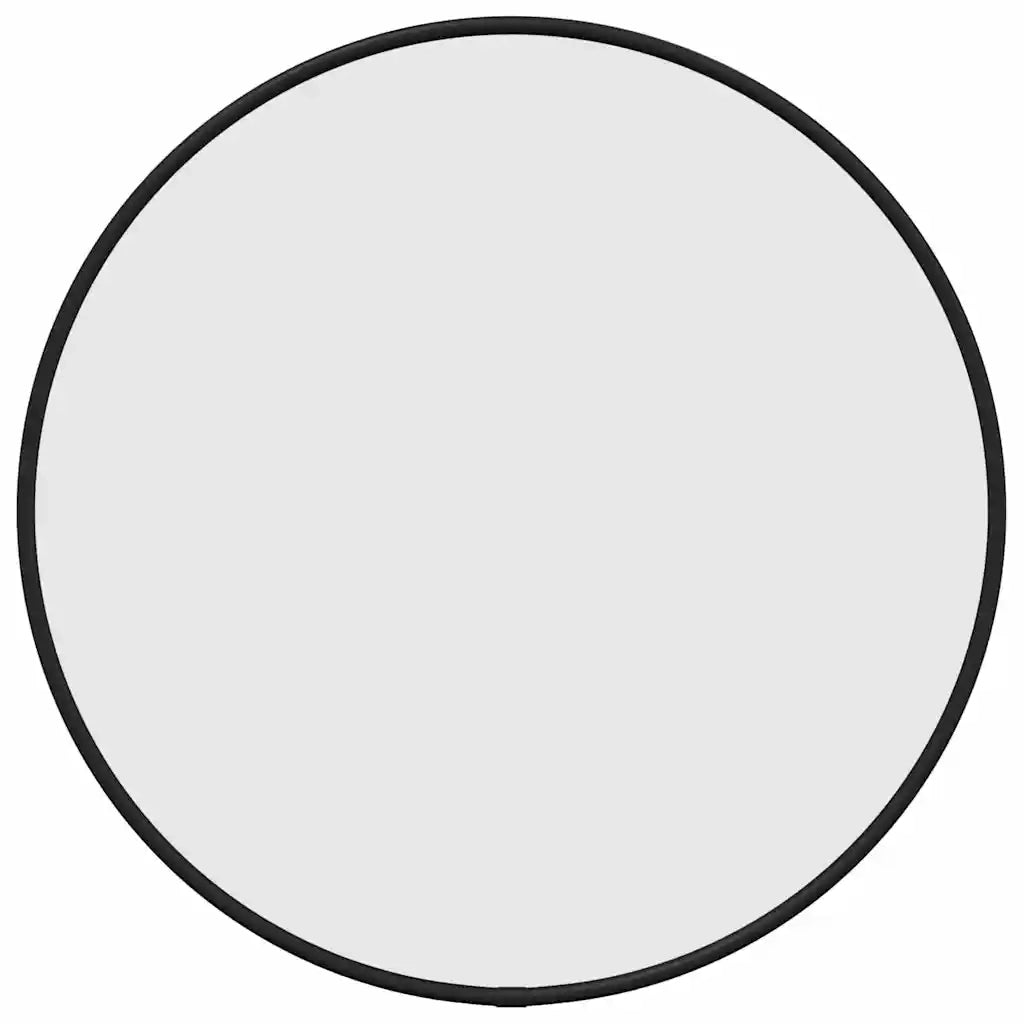 Specchio da Parete Nero Ø 40 cm Rotondo 348185
