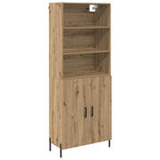Credenza | Madia | Buffet da pranzo | Armadio da pranzo Rovere artigianale 69,5 x 32,5 x 180 cm