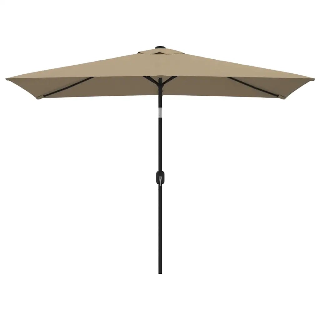 Ombrellone con Palo in Metallo 300x200 cm Grigio Talpa cod mxl 15065