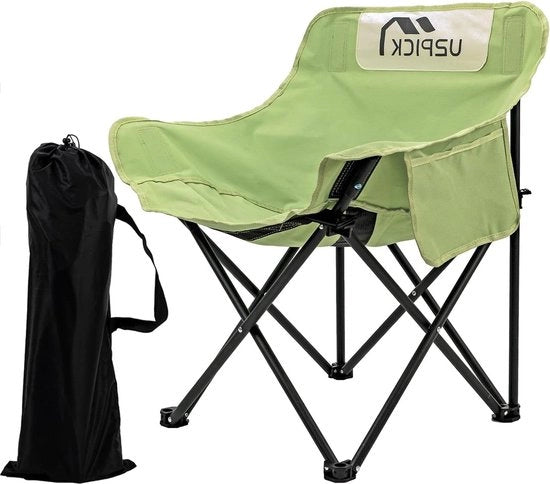 Cuscino da campeggio pieghevole - confortevole fino a 160 kg - leggero e trasportabile - verde
