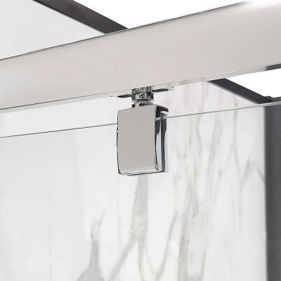Box doccia 70x90x70 cm con porta a battente trasparente H 200 cm Ted