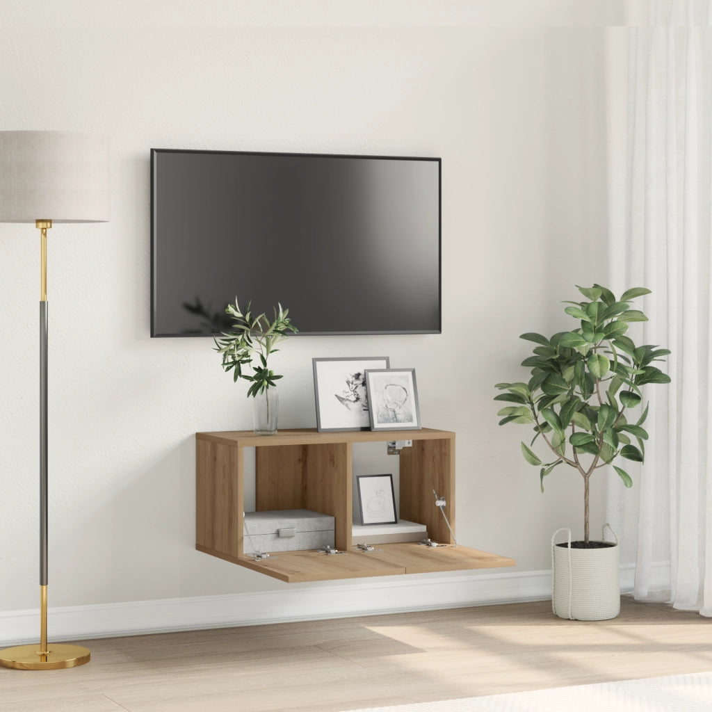 Set Mobile TV Rovere Artigianale Legno ingegnerizzato Mobile TV