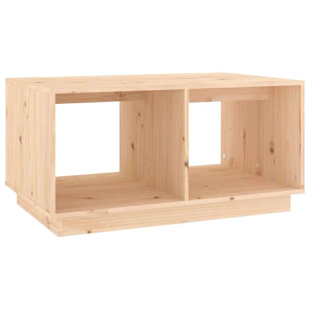 Tavolino da Salotto 80x50x40 cm Legno Massello di Pino 814434