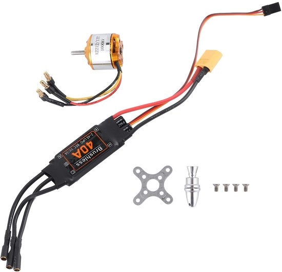 Controller ESC 40A Senza Freno - Diversi Funzionali di Sicurezza - Funzione di Sicurezza - Motori RC - Adatto per Drone/Elicottero - Prestazioni affidabili - Controller del Motore

Specifica tecnica: 40A