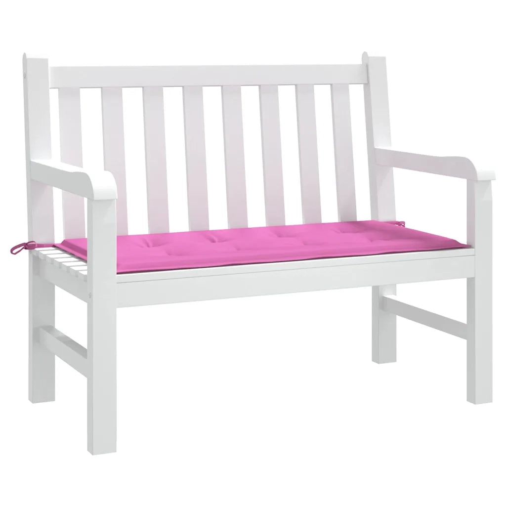 Cuscino per Sedia Rosa 120 x 50 x 3 cm Tessuto Oxford 361140
