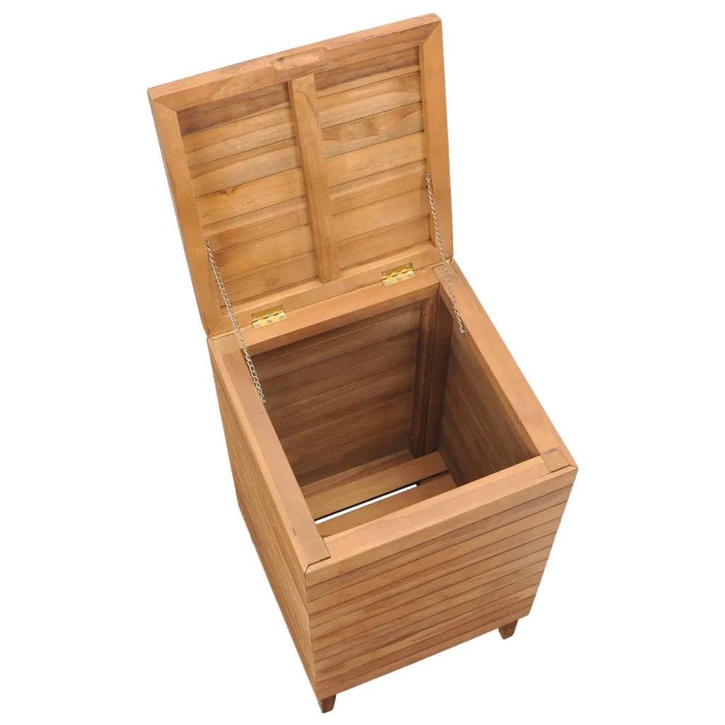 Cesto Portabiancheria 40x40x70 cm in Massello di Teak cod mxl 46461