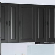 Mobile da cucina-Armadio da cucina Nero 50 x 31 x 100 cm Legno multistrato 339516