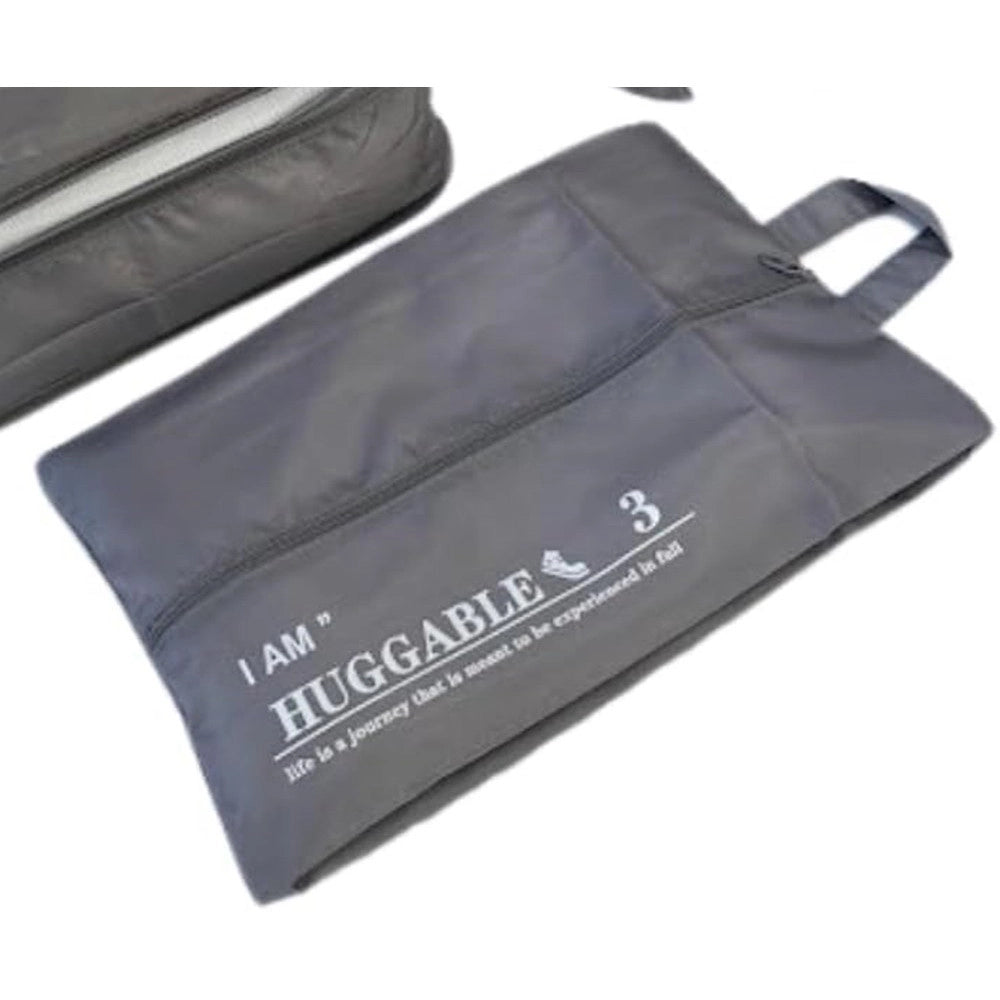 Trade Shop - Organizer Viaggio Casa Borsa Impermeabile Organizzatore Valigia Grigio 38x23x12cm 87711 -
