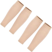 Compressi per la gamba - 2 Pair - Supporti compressivi - Anti-curva - Respiranti - Tessuto elastico morbido - Cuffie di cotone