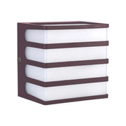 Applique esterna V-TAC VT-732 LED 8W IP65 bronzo 4000K 800lm