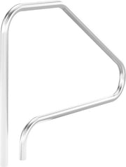 Bicicletta da bagno - 46 x 37 pollici, acciaio inox, inox, sicuro per piscine interne ed esterne, con manigoldi blu e accessori