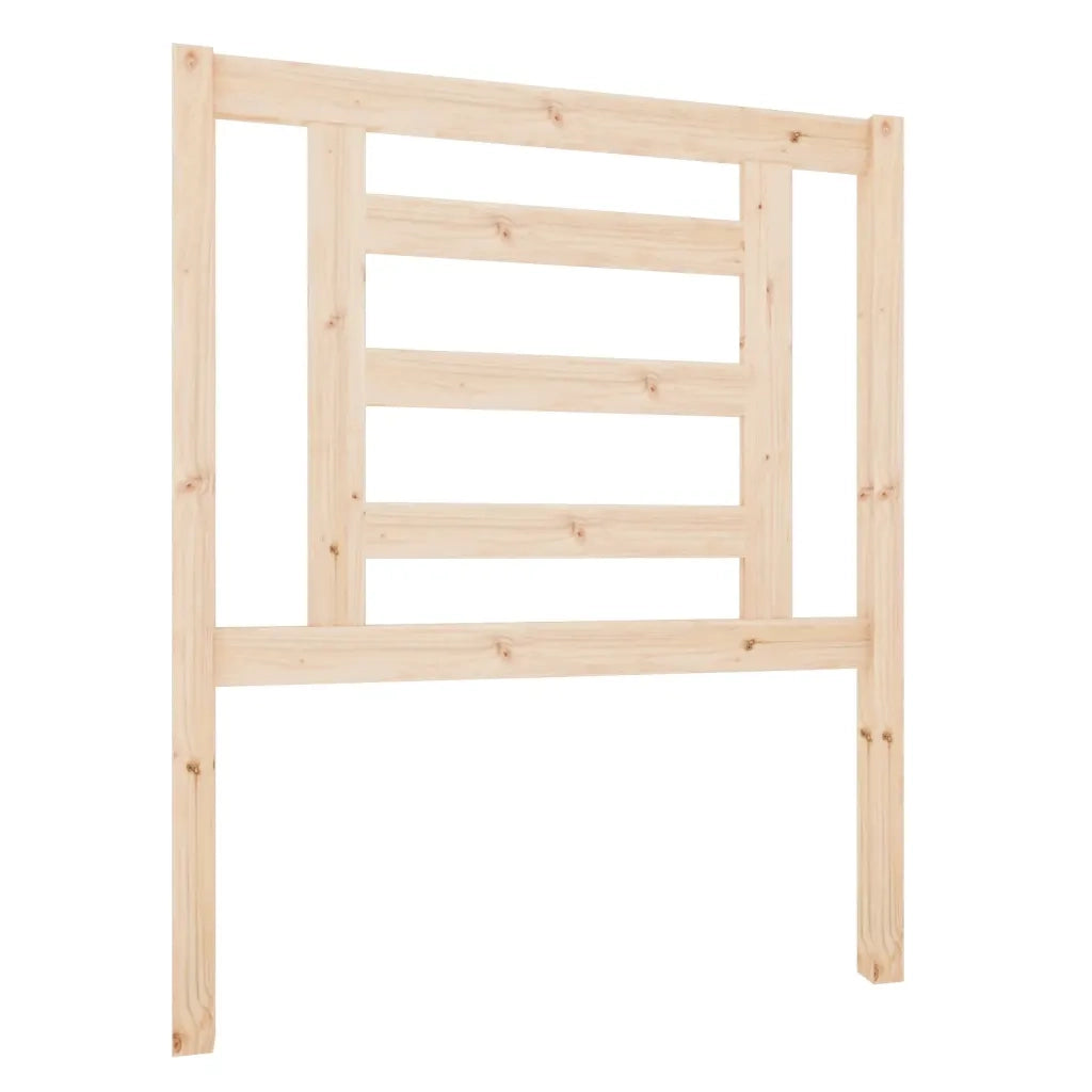 Testiera per Letto 81x4x100 cm in Legno Massello di Pino