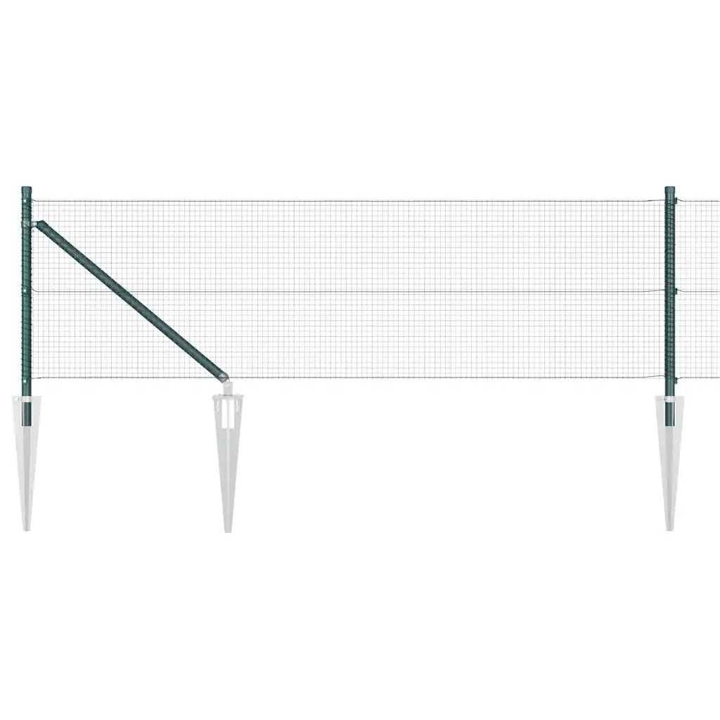 Palo della recinzione Verde 50 x 0,6 m (rete 16 x 16 mm)
