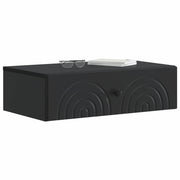 Tavolino da Parete Laterale | Tavolo laterale | Tavolino Nero 59 x 34,5 x 17 cm