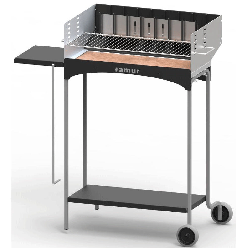 Barbecue a Legna e Carbonella Griglia cromata Famur BK 4