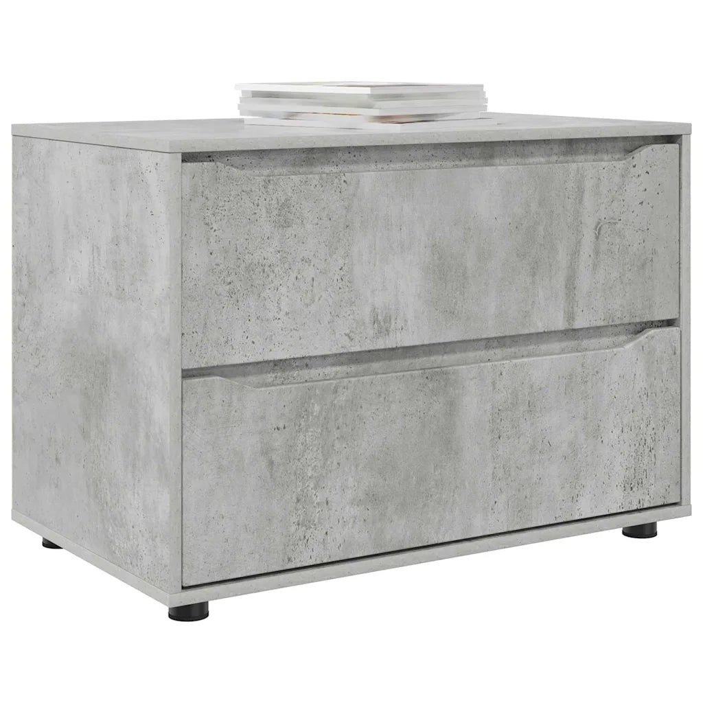 Armadio Grigio cemento 80 x 48 x 57 cm Legno multistrato