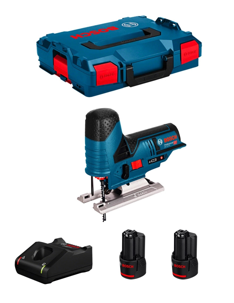 Seghetto Alternativo BOSCH GST 12V-70 (2 x 3,0 Ah + GAL12V-40 + L-Boxx 102)