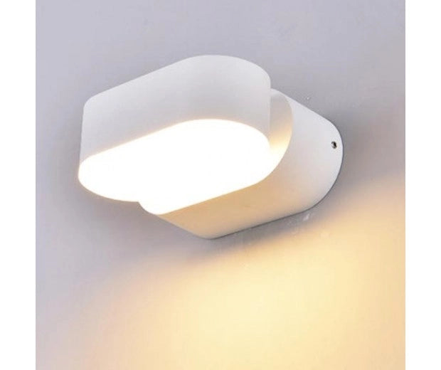 V-TAC VT-816 Lampada LED da Muro Ovale 6W Colore Bianco con Testa Ruotabile 4000K IP65 - SKU 8287