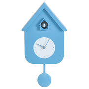 Orologio a cucù moderno con pendolo e blu