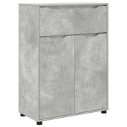 Mobile da Bagno | Armadio da bagno con porta Grigio cemento 72,5 x 36,5 x 100 cm