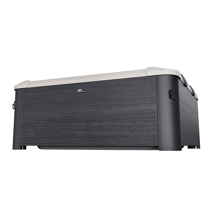 Vasca Idromassaggio da Esterno Spa Smontabile 180x180x65 cm 6 Persone Oslo Plus Pannello OLED