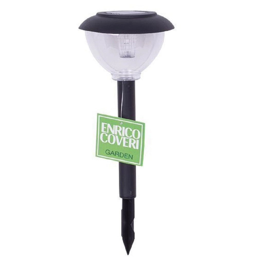 Trade Shop - Set 6pz Lampada Solare Led Tonda Giardino Picchetti In Plastica ø16x42cm 5109003 -