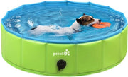 Piscina per cani pieghevole con PVC antiscivolo - resistente - per bambini e animali domestici - cane e gatto - regalo - misura M 80 * 20CM Piscina per cani