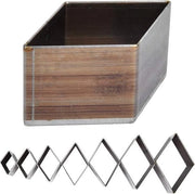 Set di 7 stamini in legno per forare - 20-50 mm - foro a goccia - attrezzo DIY per artigianato a mano - creazione portafoglio in corda.