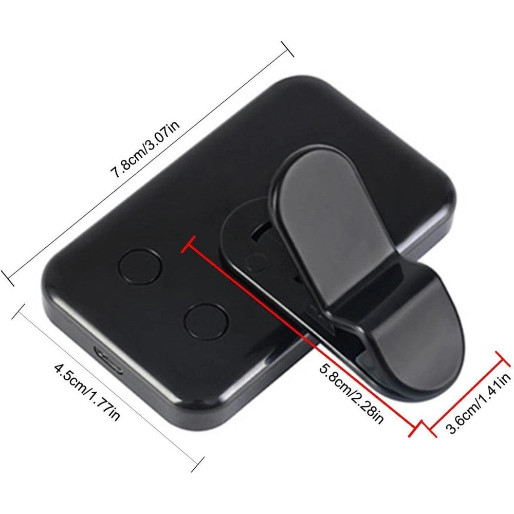 Trade Shop - Luce Ricaricabile Video Led Portatile Pannello Luminoso Con Clip Usb Riprese Telefono -