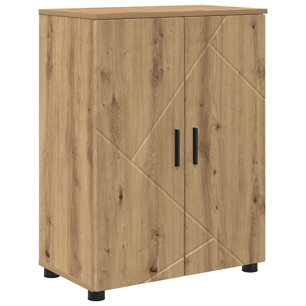 Mobile da Bagno con porta Rovere artigianale 60 x 35 x 80 cm 883313