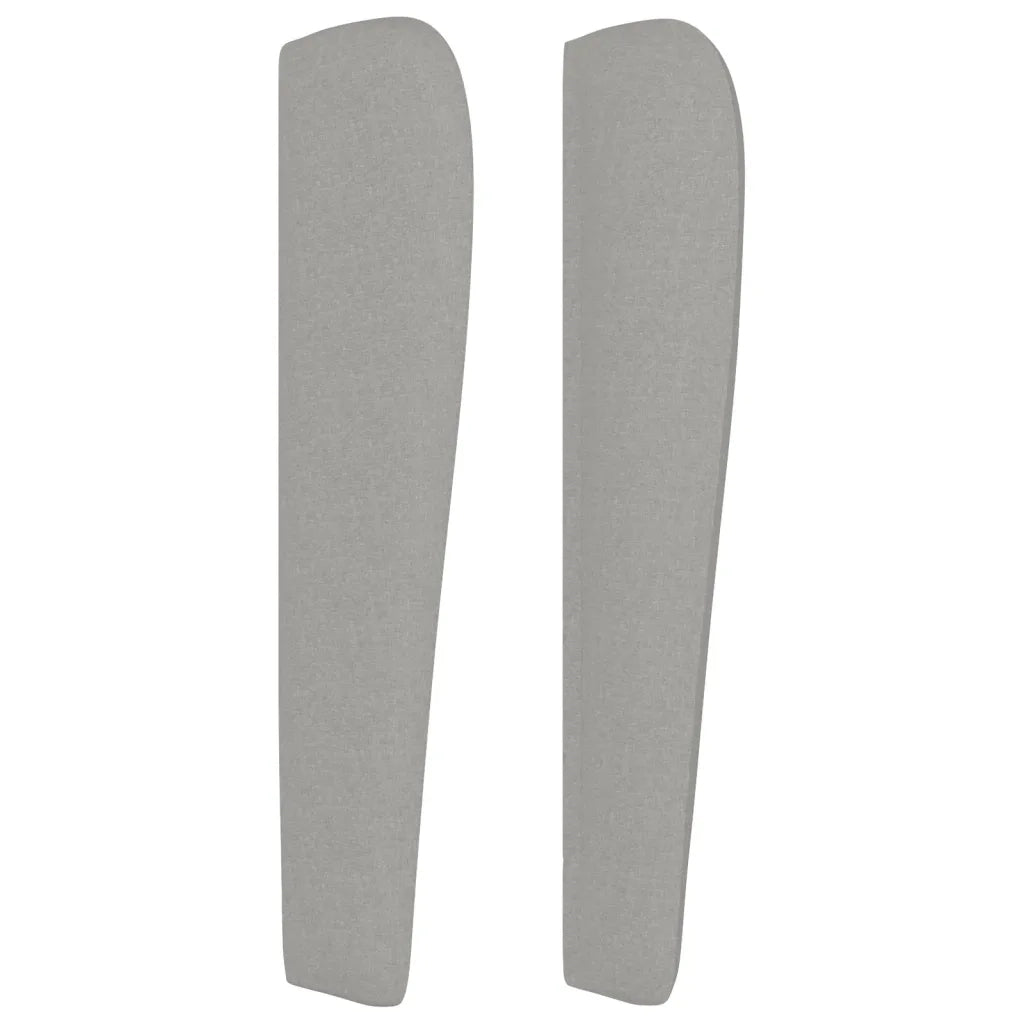 Testiera ad Orecchio Grigio Chiaro 93x23x118/128 cm in Tessuto 3117658
