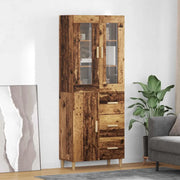 Credenza-Buffet-Armadio da cucina Legno vecchio 69,5 x 34 x 180 cm Legno multistrato 823964