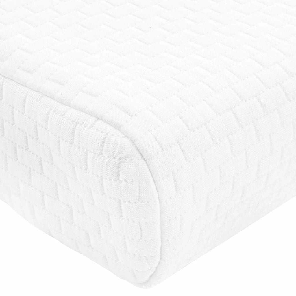 Cuscino da Letto Bianco 80 x 40 x 12,5 cm Schiuma Memory CFW1566852