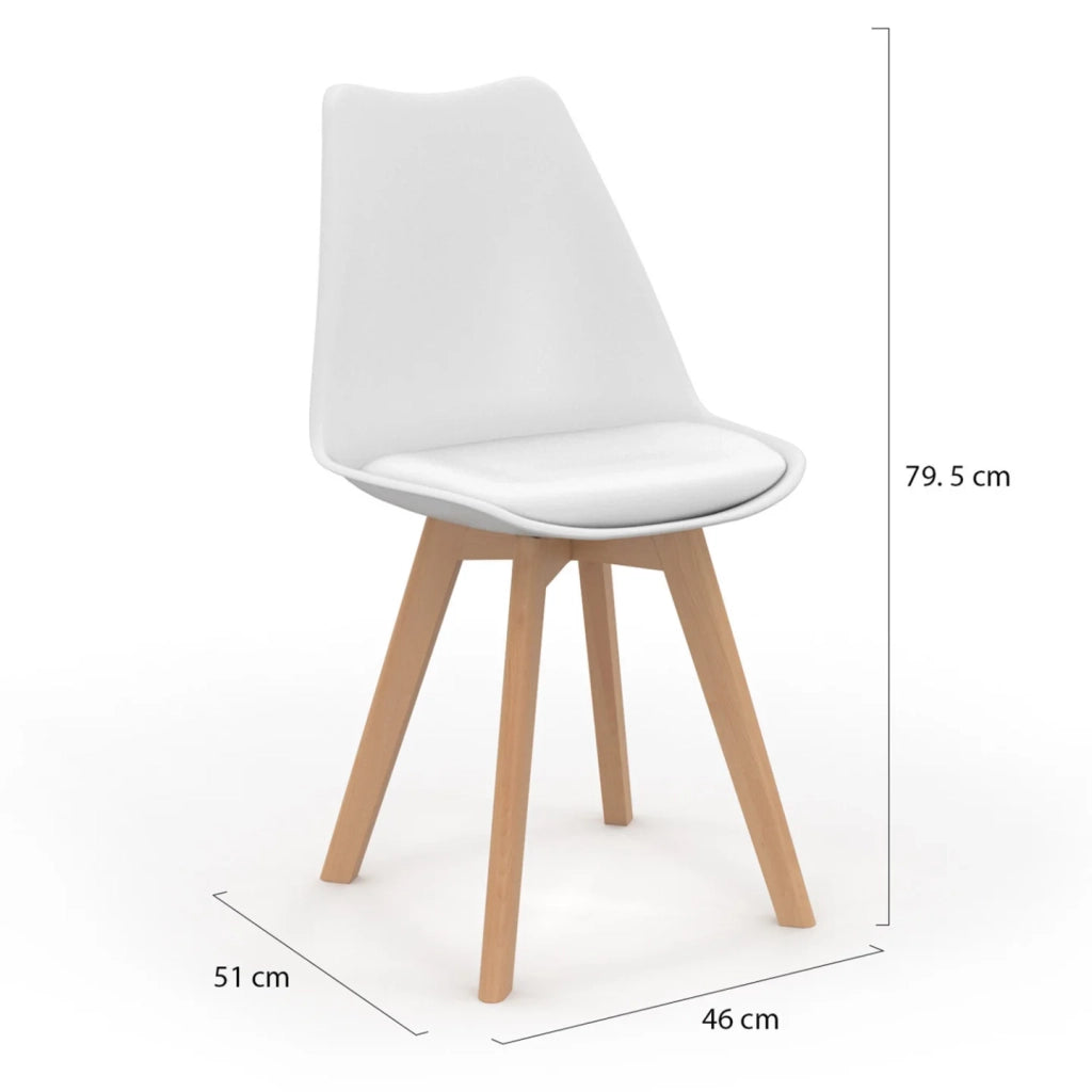 IDMarket - Set di 4 sedie da pranzo grigio scuro, grigio chiaro, bianco e giallo SARA