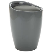 Sgabello con Contenitore Grigio in Similpelle cod mxl 70104
