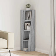 Mobile angolare Grigio Sonoma 27,5x27x102cm Legno multistrato