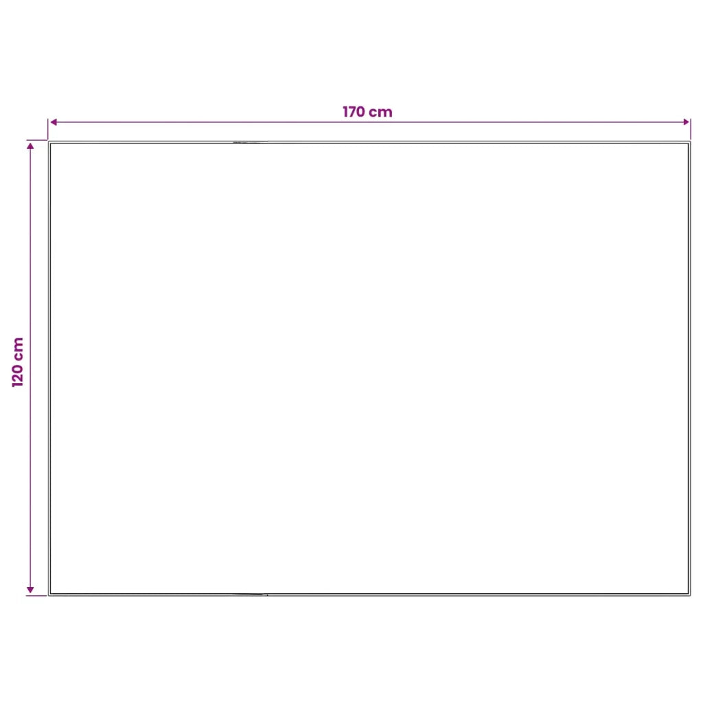 Tappeto ORIZ Marrone 120 x 170 cm 100% Poliestere 42050364
