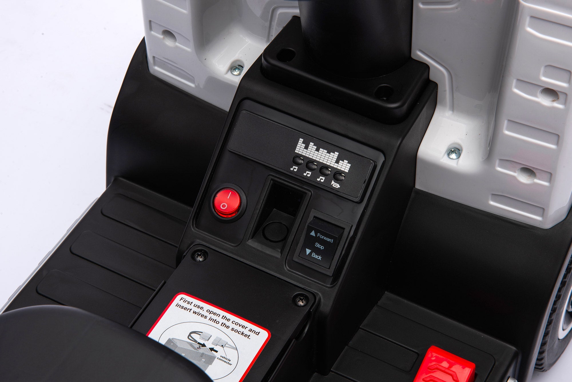 Camion Elettrico per Bambini 6V Small Truck Bianca