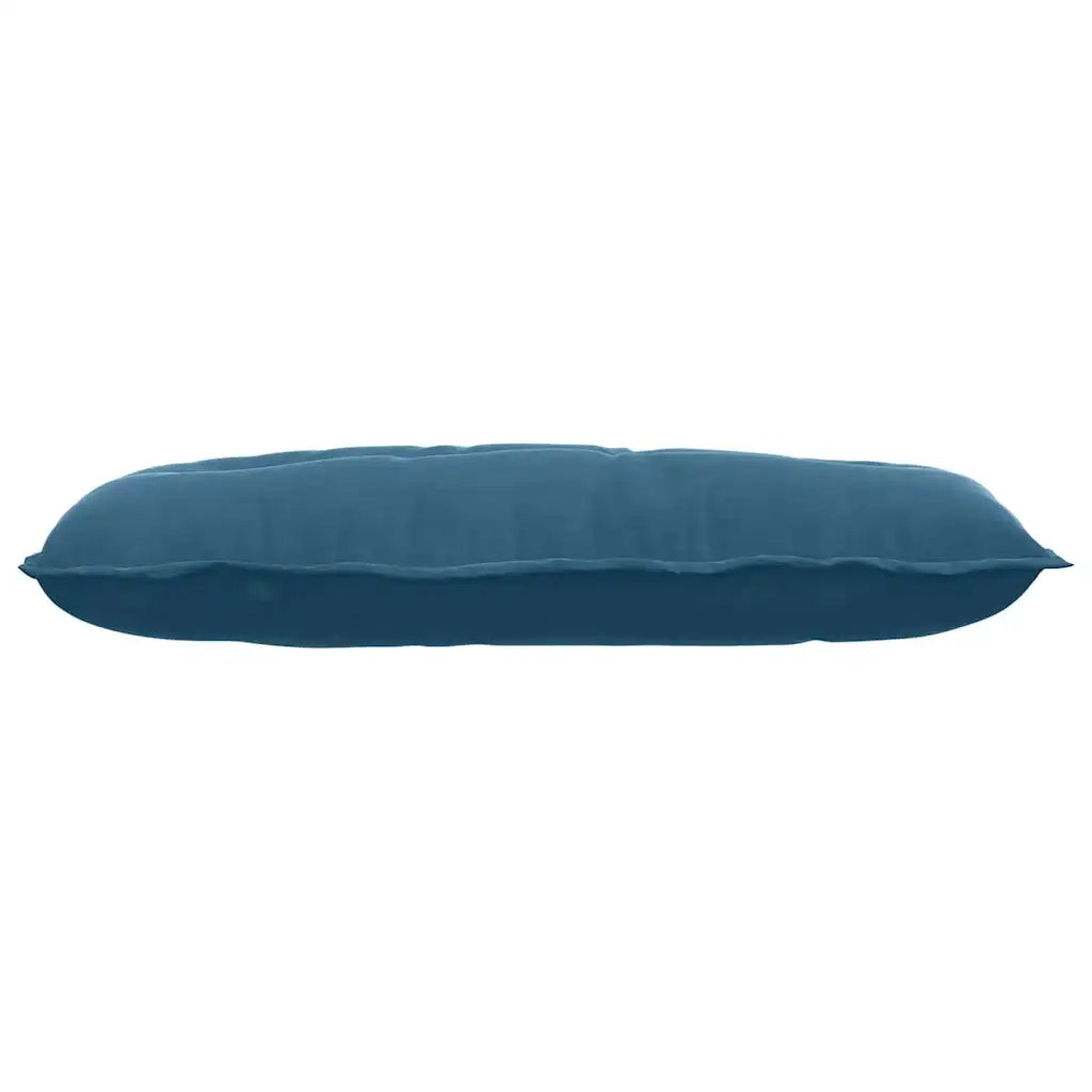 Cuscino per Schiena | Cuscino dorsale Blu 100 x 50 cm Tessuto in Cords