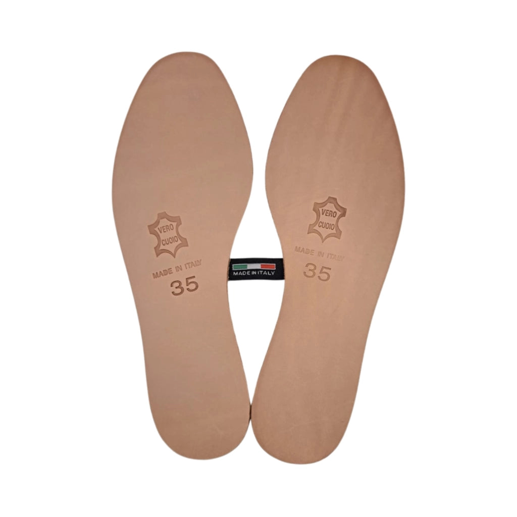 Soletta In Cuoio Naturale Ecologica - Misure da 35 a 47 EcoPrice® Numero Scarpa: 35