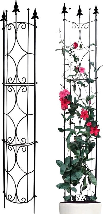 Trellis per Giardino 728 '' H x 10 '' L - Trellis per Piante - Supporto per Piante di Interno - Trellis per Viti e Cipolle - Trellis per Esterno - Supporto per Fiori di Interno - Trellis per Viti e Cipolle
