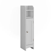 Vicco mobiletto bagno Bianco 18 x 81 cm con 5 scomparti
