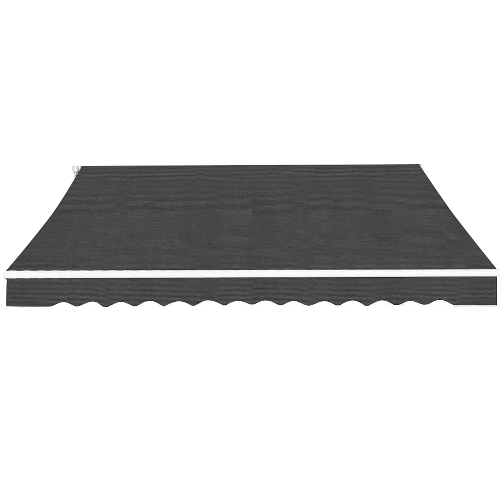 Tenda da Sole Pieghevole Manuale-Tenda parasole per Patio 350 cm Antracite