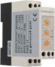 Relè di Monitoraggio di Tensione per Sistemi DC 12V, 24V, 36V e 48V con Protezione da Soprasvolta e Sottosvolta - Adatto per 35 MM Profilo di Guaina