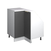Mobile sottotetto Mobile angolare Rion Antracite-oro/Bianco 75.6 x 83.8 cm con 1 porta Vicco